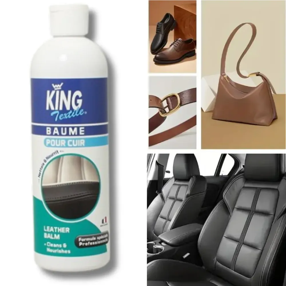 Baume nettoyant CUIR - Rénovateur siège voiture - 500ML pour Système d'injection