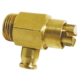 Robinet de vidange à pointeau M12/17 pour radiateur Somatherm you en Aluminium Soudé