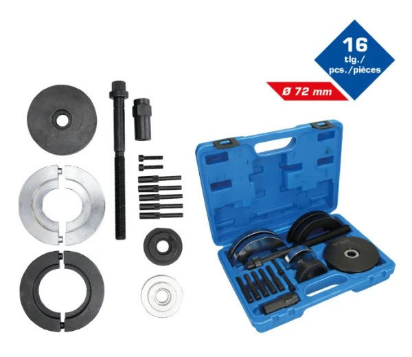 Brilliant Tools Ensemble d'outils de roulement de roue pour ensemble de moyeu de roulement de roue VAG 72 mm BT67...