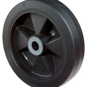 Certifié OEM Roue en caoutchouc BS Wheels largeur de roue 30 mm Ø de roue 100 mm capacité de charge 140 kg pneus élastique...