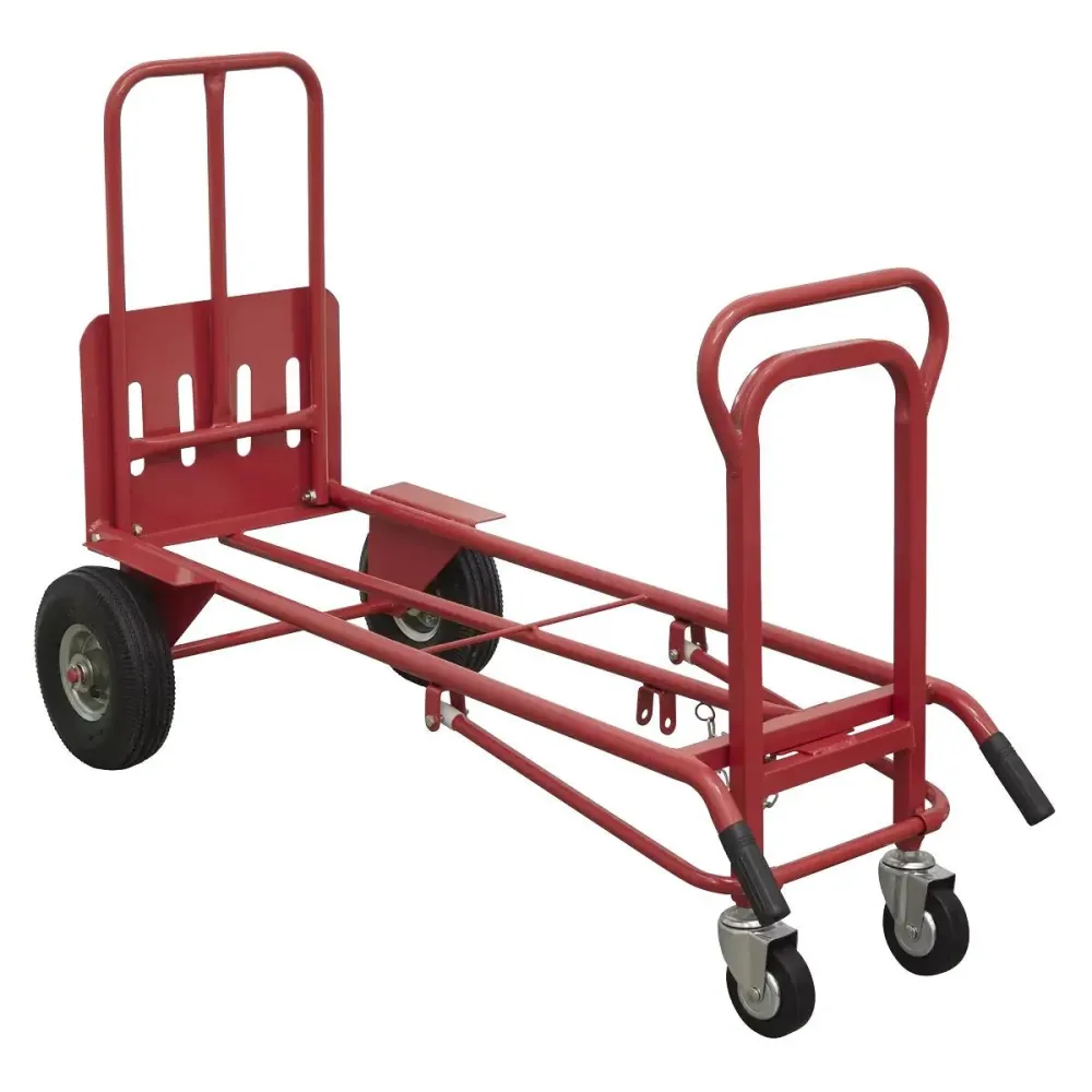 Sealey CST989 3--1 Sack Truck Pneumatic Tyres 250kg Capacity