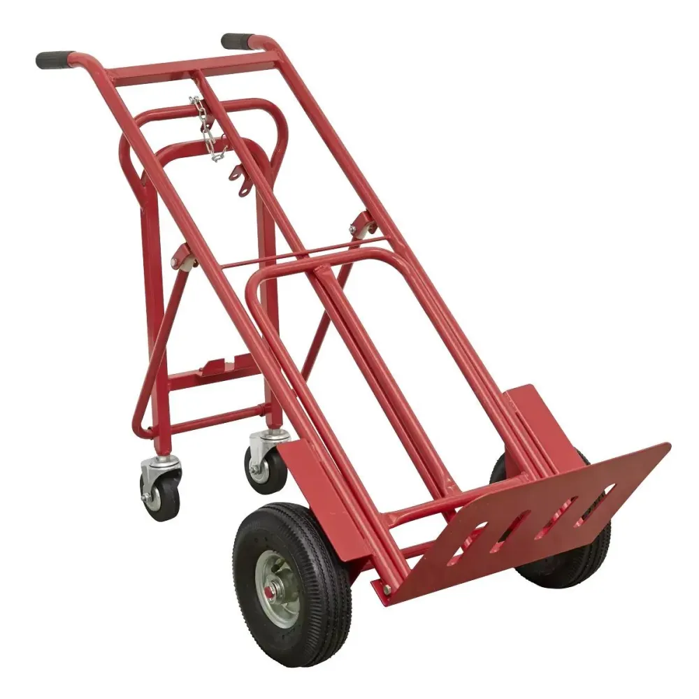 Sealey CST989 3--1 Sack Truck Pneumatic Tyres 250kg Capacity