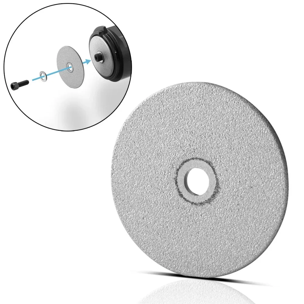 Roue de meulage en diamant en acier pour le dispositif de meulage en tungstène WS-28 ST et ATG-20 ST avec 36,8 mm de diamè...