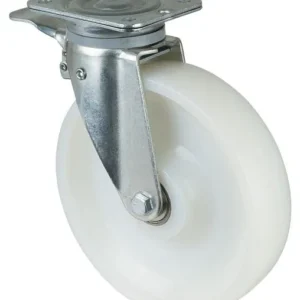 Roues BS Roulette costaud avec frein largeur de roue 60 mm Ø roue 250 mm capacité de charge 600 kg bande de roulement/corp...