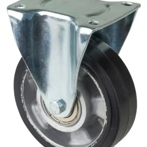 Rouleau de transport BS rollers rouleau fixe largeur de roue 40 mm roue Ø 125 mm capacité de charge 200 kg pneus élastique...