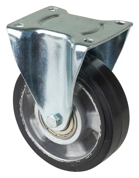 Rouleau de transport BS rollers rouleau fixe largeur de roue 40 mm roue Ø 125 mm capacité de charge 200 kg pneus élastique...