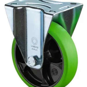 Rouleaux de transport à rouleaux fixes BS roue en caoutchouc thermoplastique pneu vert roulement à rouleaux plaque diamètr...