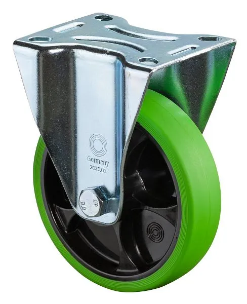 Rouleaux de transport à rouleaux fixes BS roue en caoutchouc thermoplastique pneu vert roulement à rouleaux plaque diamètr...