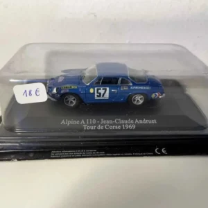 Renault Alpine A110 tour de Corse 1969 (numéro 57) Jean-Claude Andruet