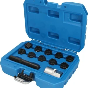 Poignée de verrouillage Assortiment de serrures de jante Brilliant Tools pour Mercedes 12 pièces BT691210 commander à bas...
