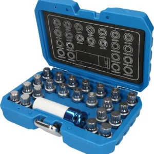 Assortiment de serrures de jante Brilliant Tools pour VW 23 pièces BT691260 se fournir à bas prix
