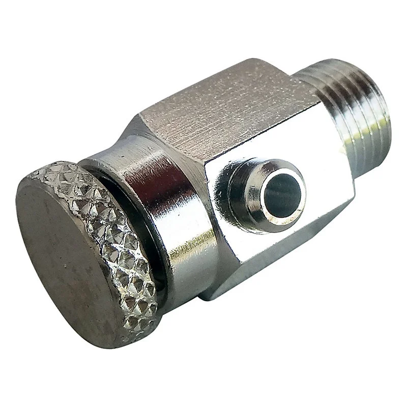 OEM Qualité Somatherm You - Purgeur d'air à volant nickelé 1/8 (5/10)