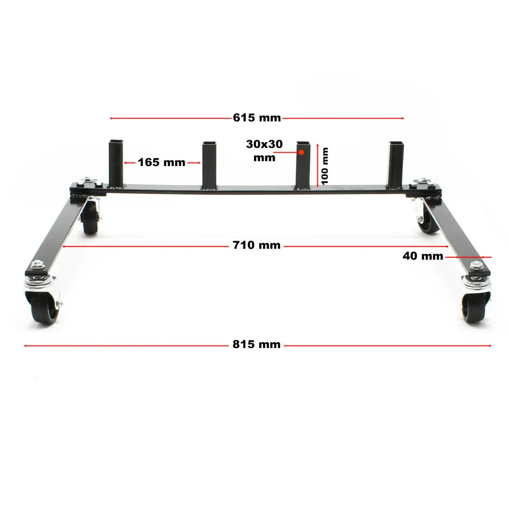 Certifié CE Support rack rangement mobile pour 4 x chariots jack hydraulique rack transport 16_0002928