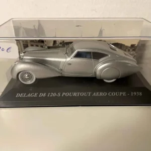 Delage D8 120-S Pourtout éro coupé gris de 1938