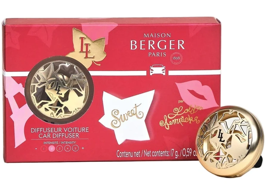 Maison Berger Autoparfum / Autodiffuser - Lolita lempicka Sweet - Met navulling avec fixation universelle