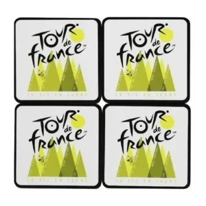 4 sous verres LA VIE EN JAUNE - TOUR DE FRANCE par SW-MOTECH