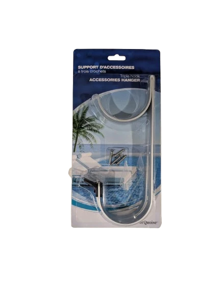 Support d'accessoire en aluminium tripartite