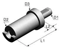 Support de montage MACK DIN 69880 VDI 40 Ø 40 x 100 47-EH-40 commander à bas prix