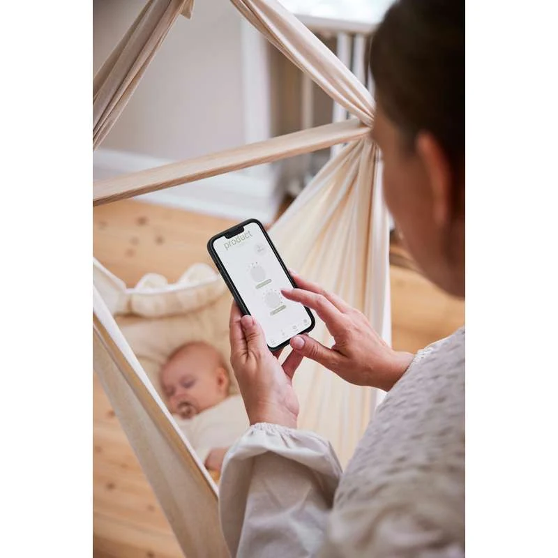 Support smartphone Membantu Bundle - Supérieur - Slyngevugge m. Vuggemotor og Vuggestativ - Natur