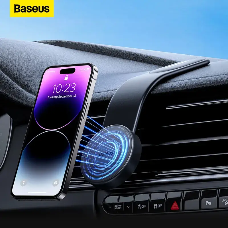 Support de téléphone magnétique pour voiture : durable et pliable !