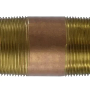 1-1/2" MPT X 5 Red Laiton Nipple Fittings 40147