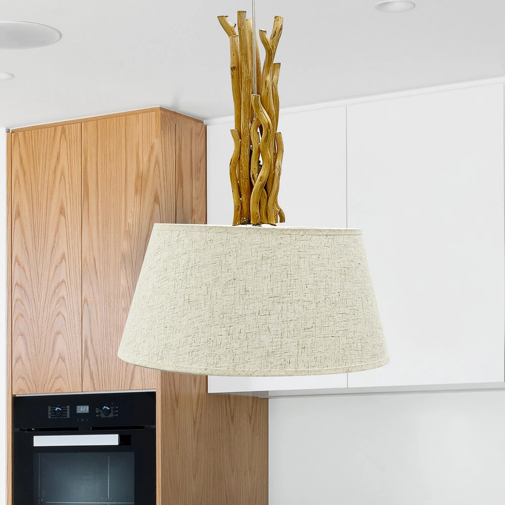 Amortisseur arrière Suspension Woody en tissu et bois