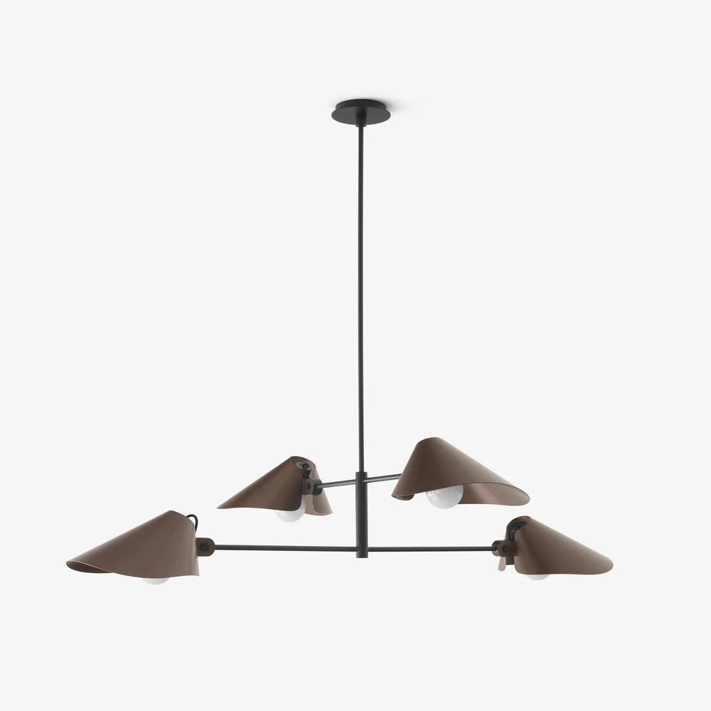 &TRADITION Suspension Bonnet SC92, cuivre étain, hauteur 110 cm