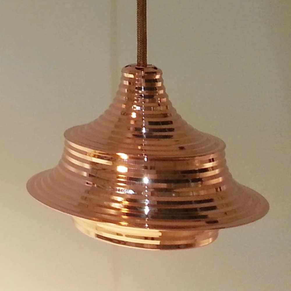 Bover Tibeta 02 - suspension LED, cuivrée avec joints neufs