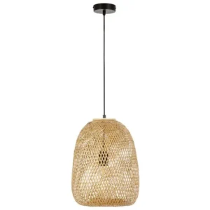 Chaîne de transmission Suspension Yumei en bambou, diamètre 30 cm