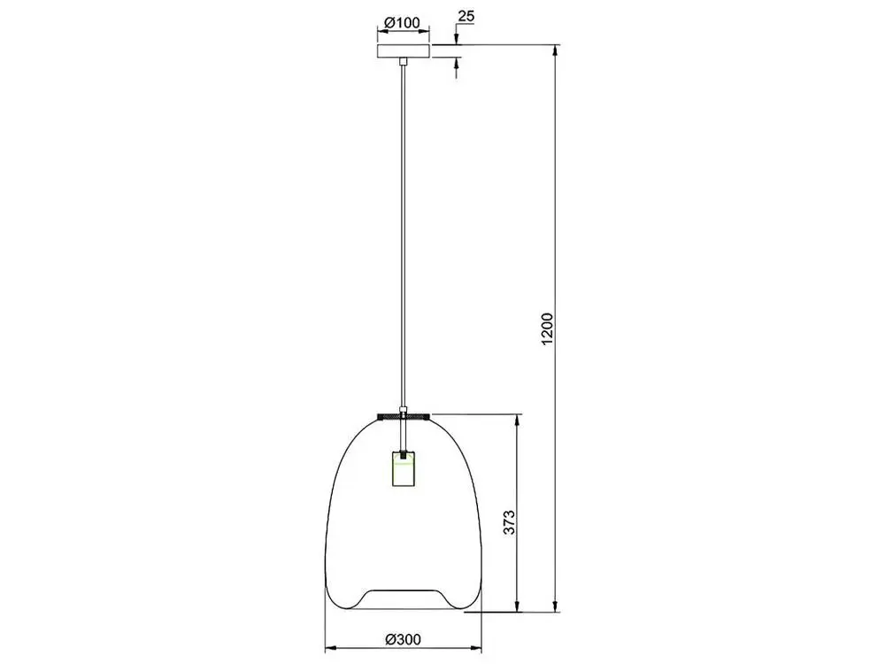 Chaîne de transmission Suspension Yumei en bambou, diamètre 30 cm