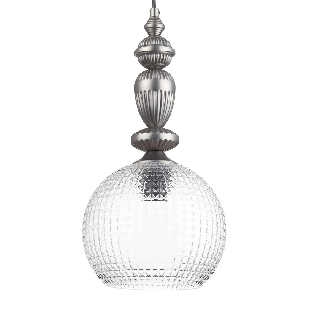 Chaîne de transmission Talisa - suspension avec abat-jour verre décoratif