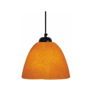 Échappement complet Suspension dôme verre ambre 80 cm.