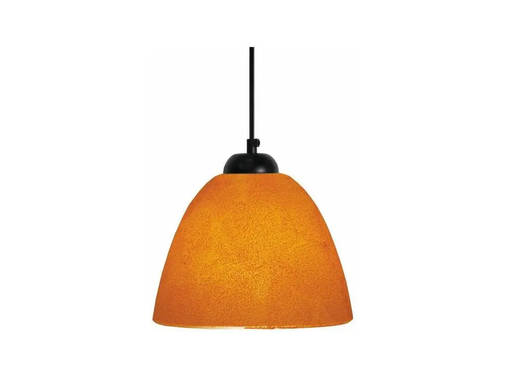 Échappement complet Suspension dôme verre ambre 80 cm.