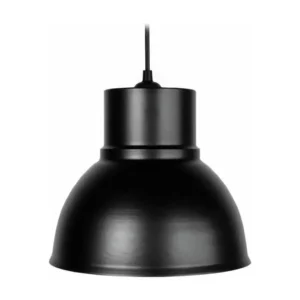 CLOCHE - Suspension dôme métal noir pour amélioration performances