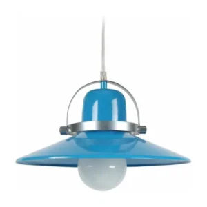 DANIEL - Suspension conique métal bleu pour remplacement usure