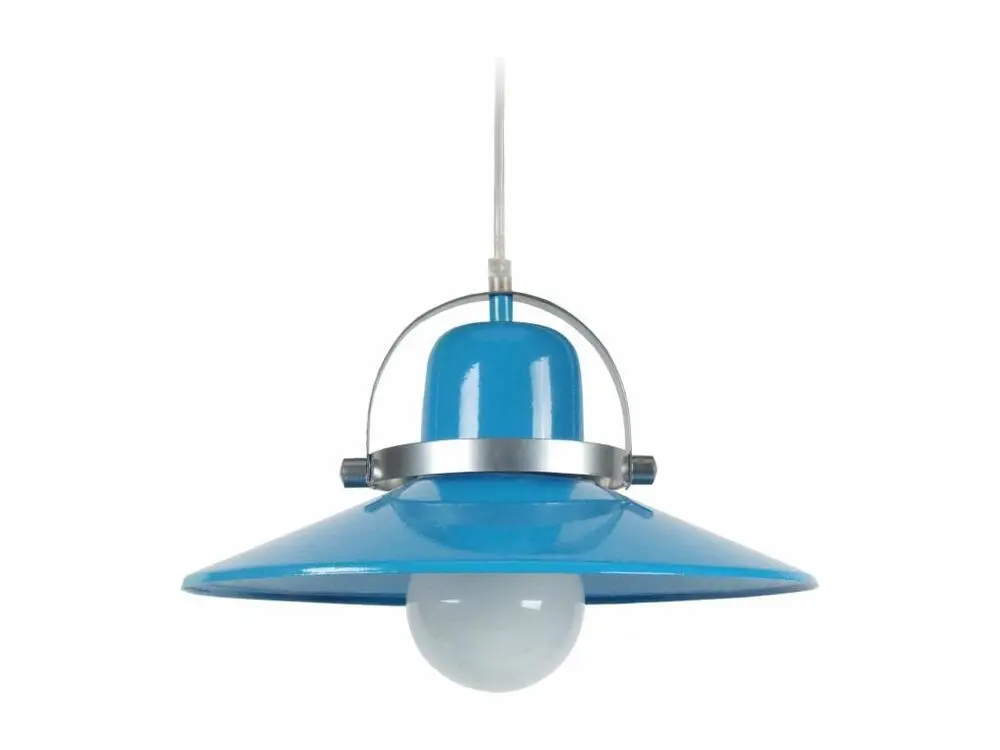 DANIEL - Suspension conique métal bleu pour remplacement usure