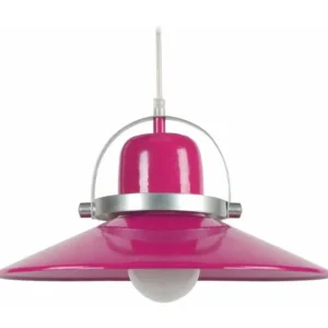 DANIEL - Suspension conique métal rose pour quads utilitaires