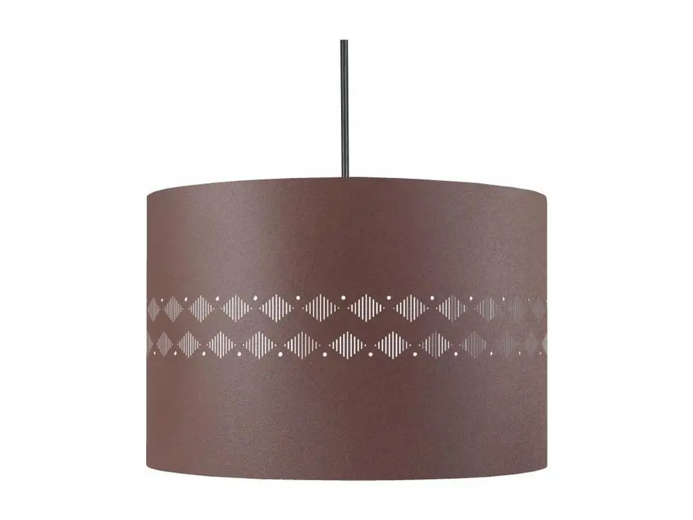 Disque de frein perforé Suspension cylindre métal lignes marron 80 cm.