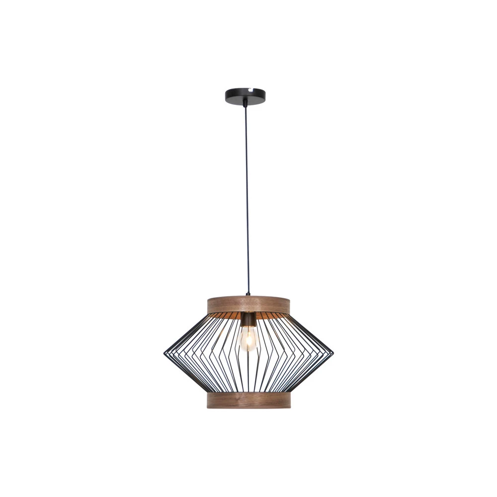 Disque de frein perforé Suspension Darling en acier et bois, angulaire