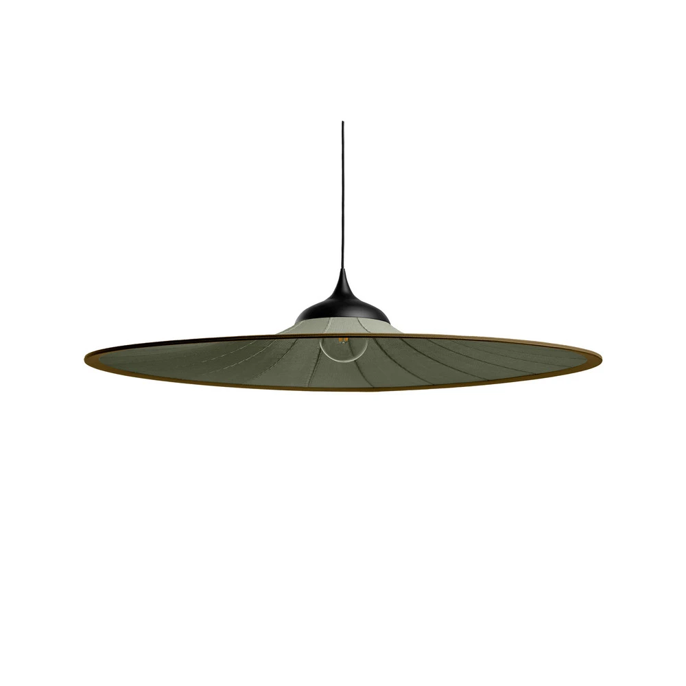 Enfantin Light Bloom suspension, IP20, Ø 120 cm, vert olive