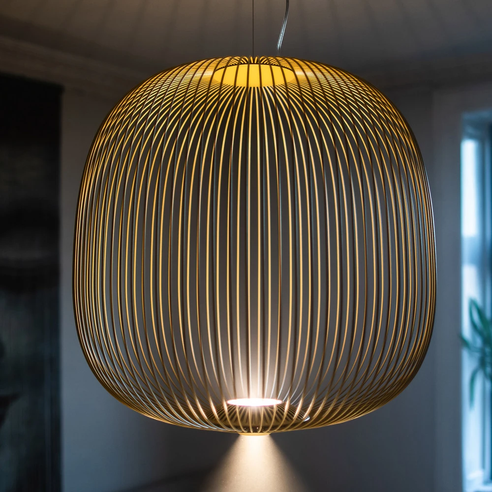Foscarini MyLight Spokes 2 midi suspension dorée pour remplacement usure