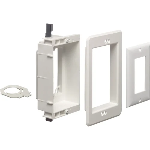 1 Gang Low Voltage Non Metallic Recessed Mounting Bracket LVU1W