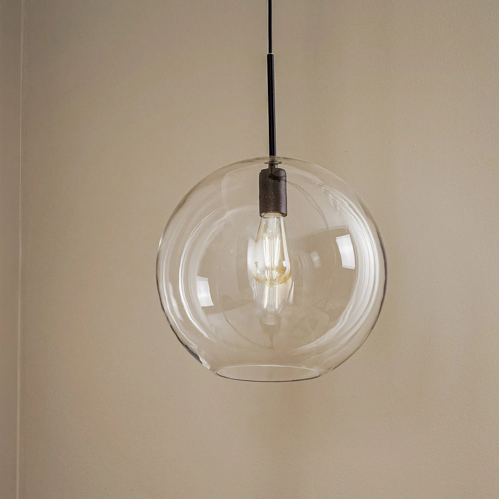 Haute Performance Suspension Sphere XL avec abat-jour en verre