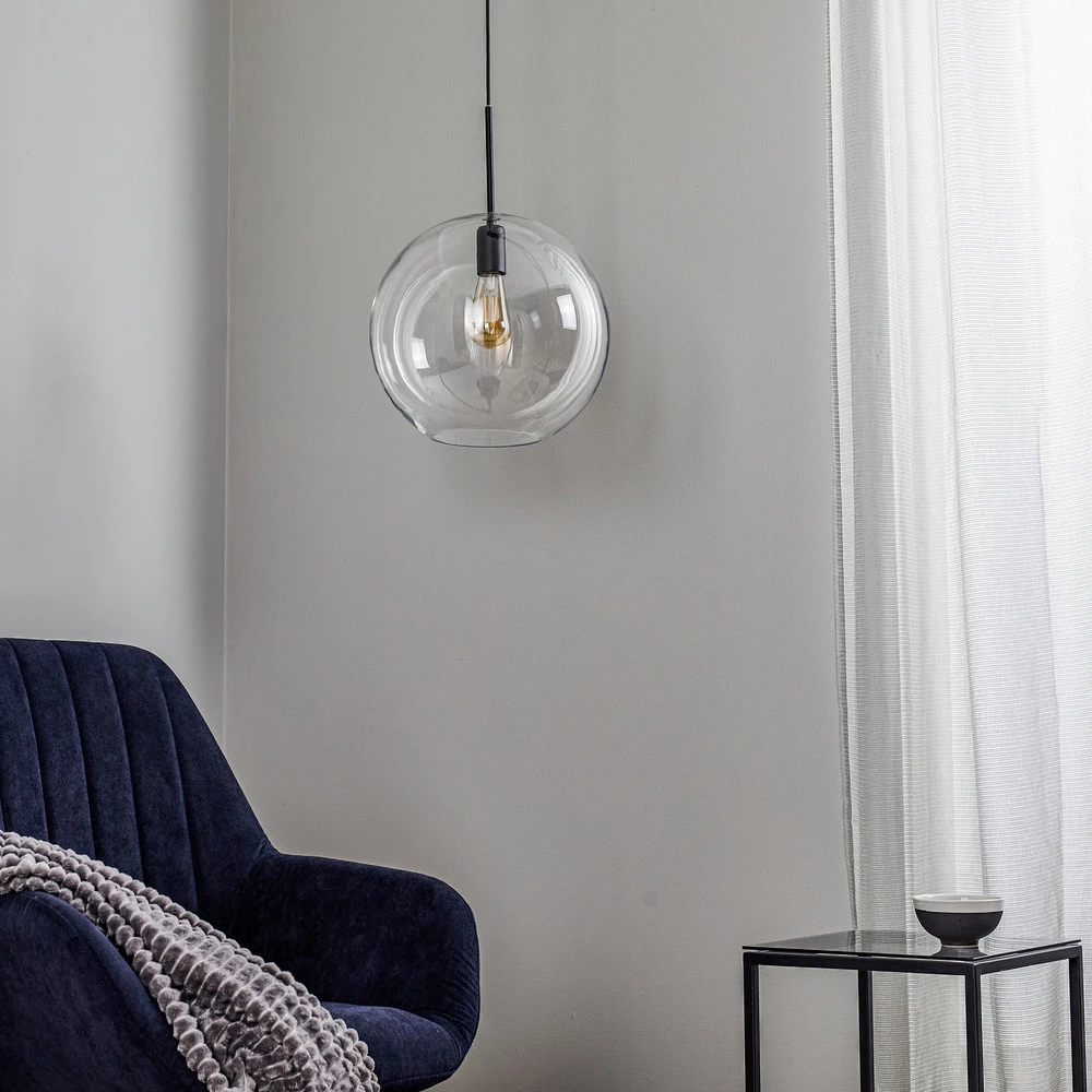 Haute Performance Suspension Sphere XL avec abat-jour en verre