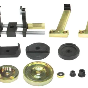 Jeu d'outils SW-Stahl support d'essieu arrière à support en caoutchouc BMW diamètre 80 mm avant et arriè...