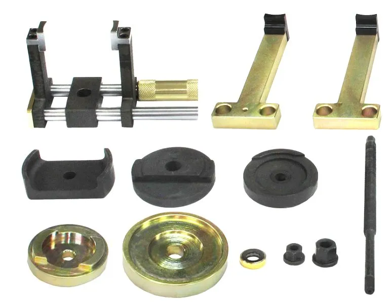 Jeu d'outils SW-Stahl support d'essieu arrière à support en caoutchouc BMW diamètre 80 mm avant et arriè...