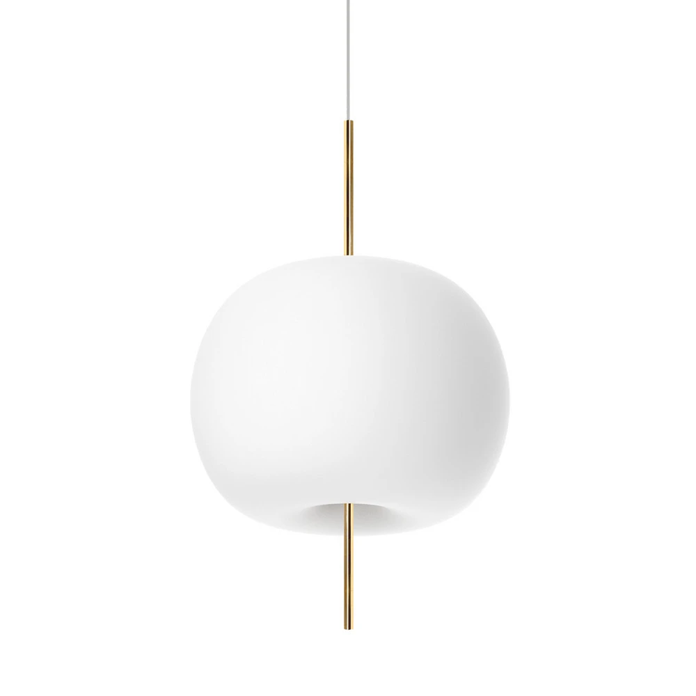 Kundalini Kushi suspension Ø 33 cm laiton/blanc avec joints neufs