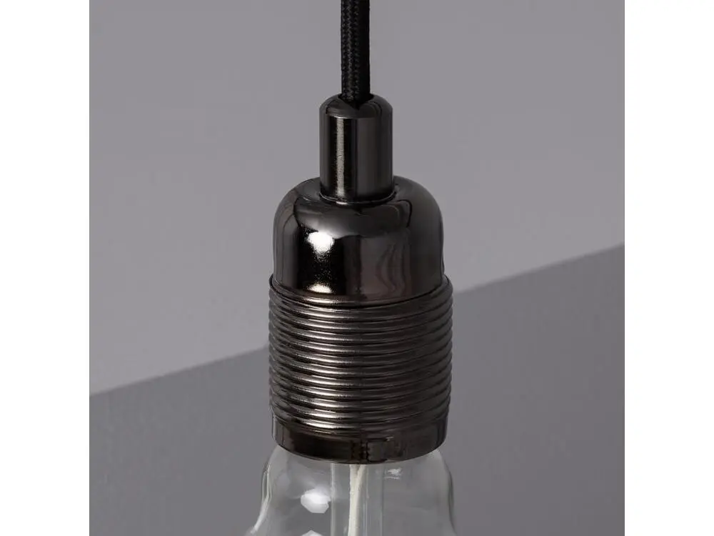 Ledkia Suspension Métal Bowie Noir avec Garantie Constructeur