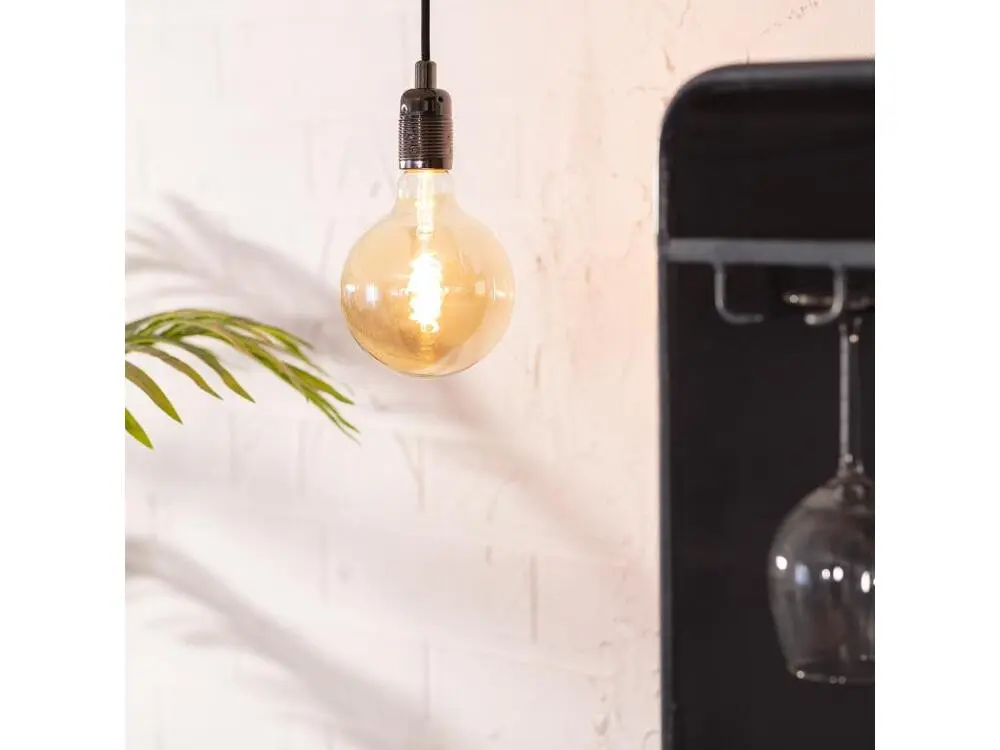 Ledkia Suspension Métal Bowie Noir avec Garantie Constructeur