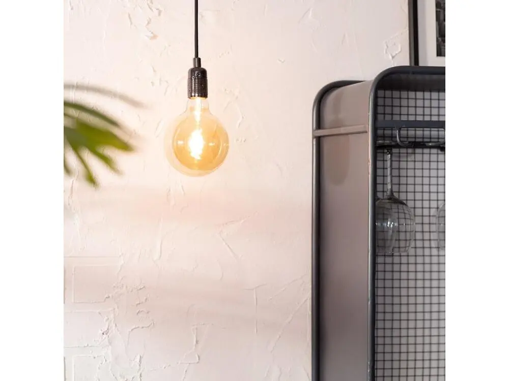 Ledkia Suspension Métal Bowie Noir avec Garantie Constructeur
